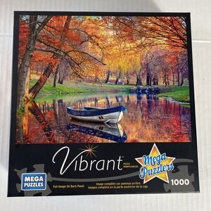 Mega Puzzles Vibrant Colorful Autumn Landscape 1000 Piece Mega Puzzlers New